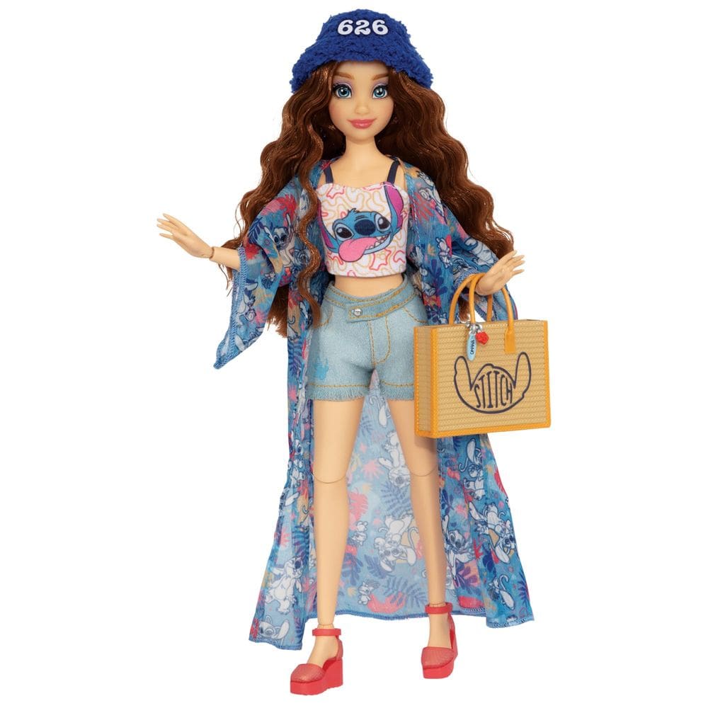 Boneca Disney ILY 4ever Disney 100 Stitch 29 cm com roupas e anel