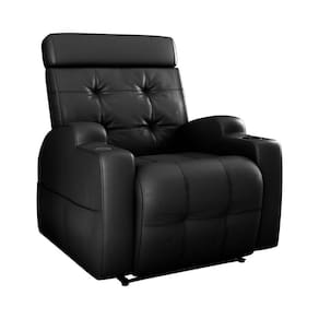 Poltrona Reclinável Do Papai Automática Com Usb E Porta Copos Cherokee Matrix Sintetico Preto