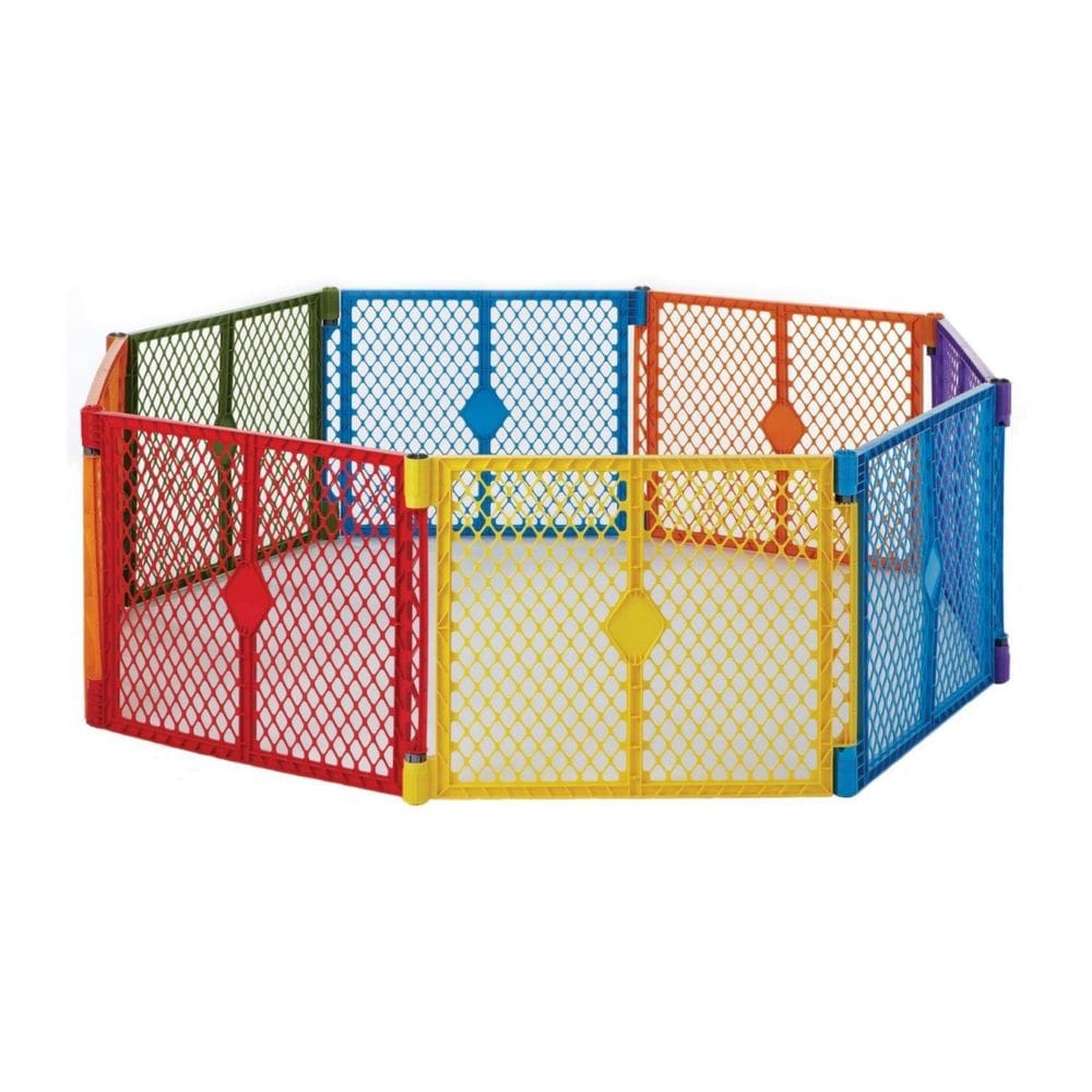 Painel Play Yard Toddleroo da North States Superyard Colorplay 8