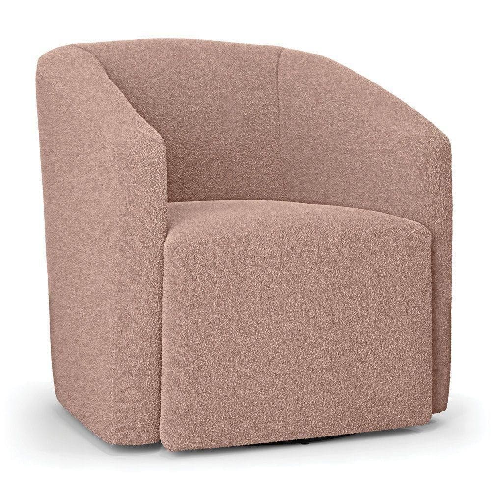 Poltrona Decorativa Orgânica Stella Maxbouclê Rosê D03 - D`rossi