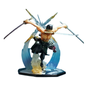 Boneco de ação Sanmu Anime One Piece Zoro Fight PVC 18+