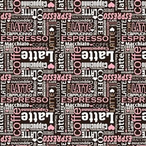 Papel De Parede Adesivo Cafeteria Espresso Coffe Latte