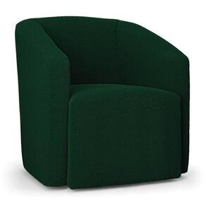 Poltrona Decorativa Orgânica Stella Max Bouclê Verde D03 - D`rossi