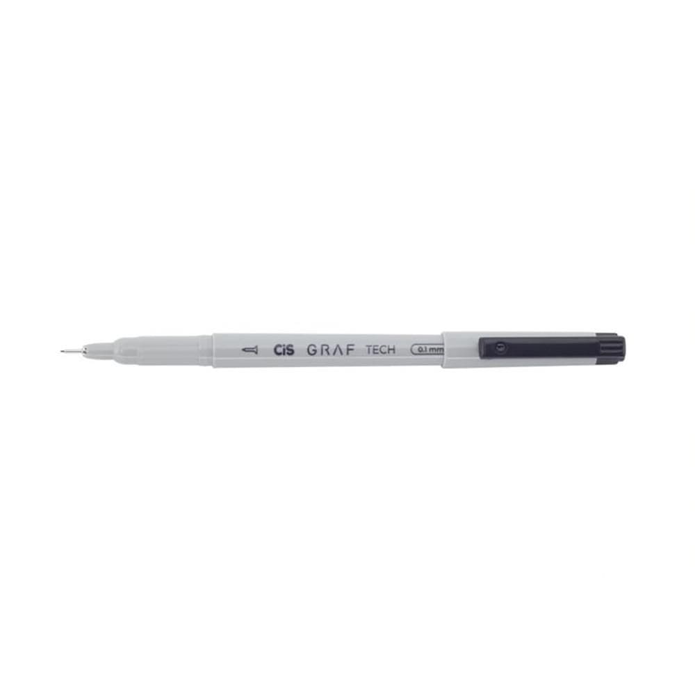 Caneta Nankin Cis Graf Tech 0.1Mm Preta