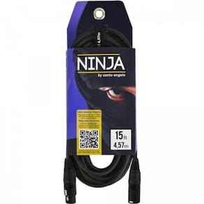 Cabo Xlr Macho X Xlr Fêmea 4,57m Ninja Lw B Santo Angelo