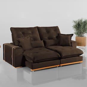 Sofá Retrátil e Reclinável 3 Lugares 230cm Kioto