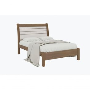 Cama De Casal Queen Esmeralda Plus - D` Doro Castanho/off White