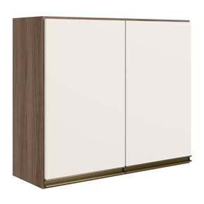 Armário De Cozinha Aéreo 80cm Maly N03 Carvalho/off White - Mpozenato