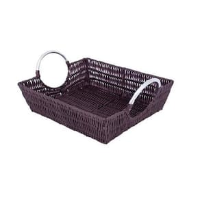Cesto Retangular Africa Com Alca Oval Yk9128