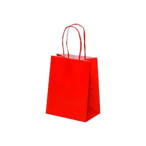 Sacola de Papel Vermelha Mini-A 12x8,5x22 - Zagarollo