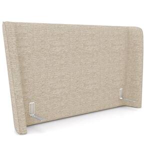 Cabeceira Cama Casal 140cm Nilo P05 Linho Bege - Lyam Decor