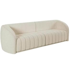 Sofá Living Decorativo 3 Lugares 292cm Meris M22 Boucle Cru - Mpozenato
