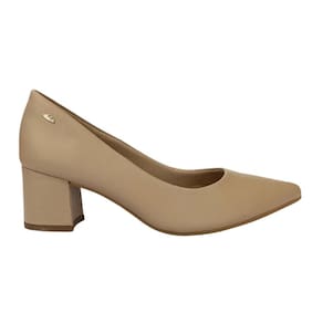 Sapato Dakota G5181 Feminino Capuccino saltinho bico fino