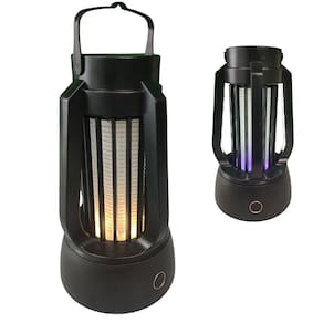 Luminaria Repelente Eletrico Afasta Mosquito Pernilongo Inseto Mosca Luz Ultravioleta Armadilha USB Bateria Recarregavel Acampamento
