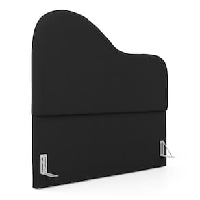 Cabeceira Orgânica Cama Box King Size Sea 195cm com Frame Bouclé Preto - Abmaza