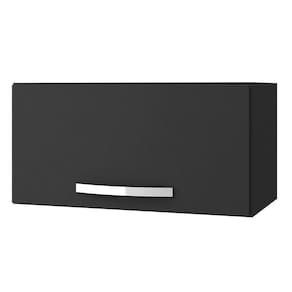 Armário Aéreo Basculante 60cm Preto - Ajl Móveis Preto