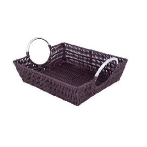 Cesto Retangular Africa Com Alca Oval Yk9128