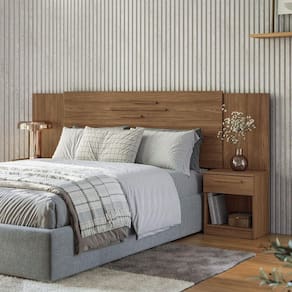 Cabeceira Casal 256cm 2 Gv Virgílio Estilo Mm Jatoba