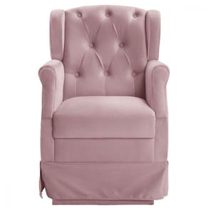 Poltrona De Balanço Para Amamentação Ternura Corano Rosa Rosa
