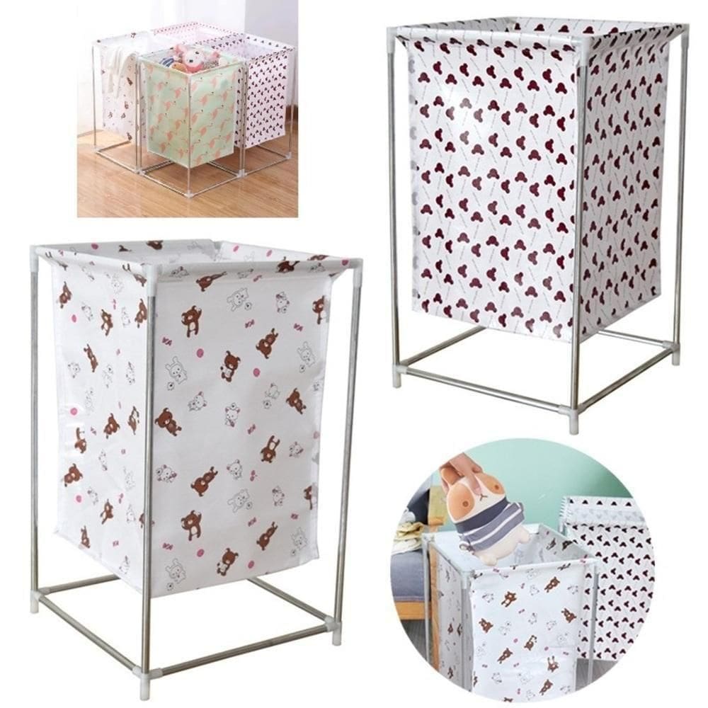 Cesto Multiuso Inox Organizador Roupas Roupeiro Desmontável