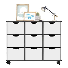 Nicho Organizador 1478 Com 9Gavetas Preto-branco - Qmovi Preto-branco