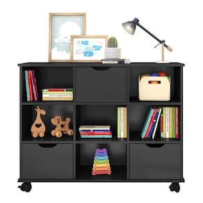 Nicho Organizador 1478 Com 3 Gavetas Preto - Qmovi Preto