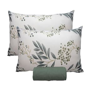 Jogo De Cama King Portallar Malha 100% Algodão Madrid 3 Peças Verde