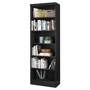 Estante Livreiro Multiuso 1404 Preto Fosco - Qmovi Preto Fosco