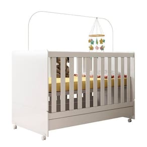 Berço Mini Cama Branco - Peternella Móveis Branco