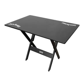 Mesa Dobrável 110x70 Madeira Personalizada Jack Preta - Tarimatã