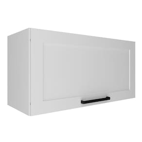 Armario Aereo Basculante 1 Porta 80 Cm Mdf Cz3316 Branco Tecno Mobili