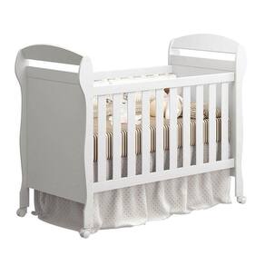 Dormitório Lívia Guarda Roupa, Cômoda E Berço Danny Branco Com Colchão Physical - Phoenix Baby Branco