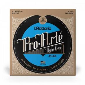 Encordoamento Violão Nylon Tensão Alta Pro-arte Nylon Core Ej46 D Addario [f002]