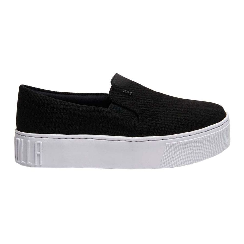 Tênis Slip On Santa Lolla Lona Plataforma
