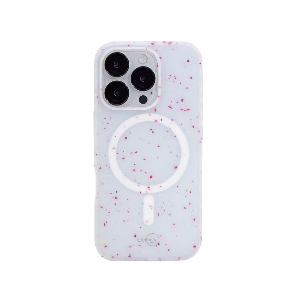 Capa iPhone 16 Pro Max, Originais iPlace, Party, Branca