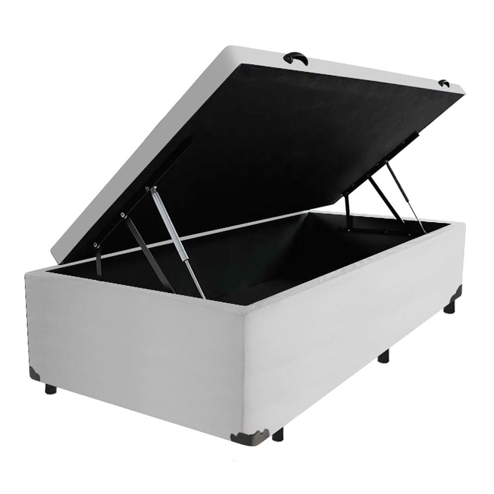 Cama Box Baú Solteiro 88x188x41cm Varias Cores FL - Orthocamas