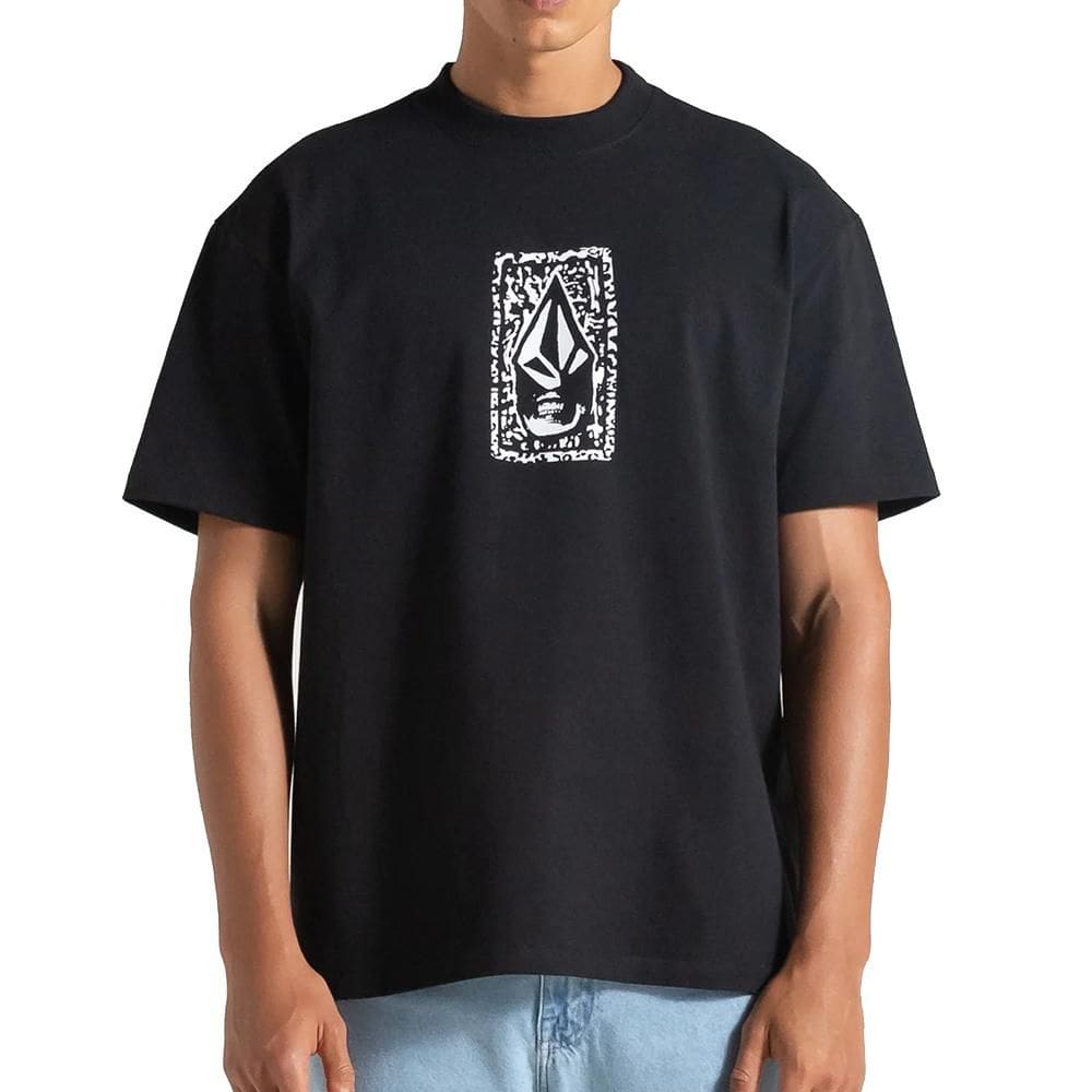 Camiseta Volcom Comfort Stone Face WT25 Masculina Preto
