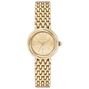 Relógio Technos Feminino Mini Joia Dourado 2035Nbl/1D