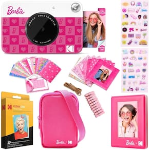 Câmera digital Kodak x Barbie Printomatic + Acessórios
