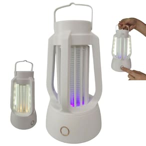 Luminaria Repelente Eletrica Afasta Mosquito Luz Ultravioleta Pernilongo Inseto Mosca Armadilha USB Bateria Recarregavel Ambiente Seguro