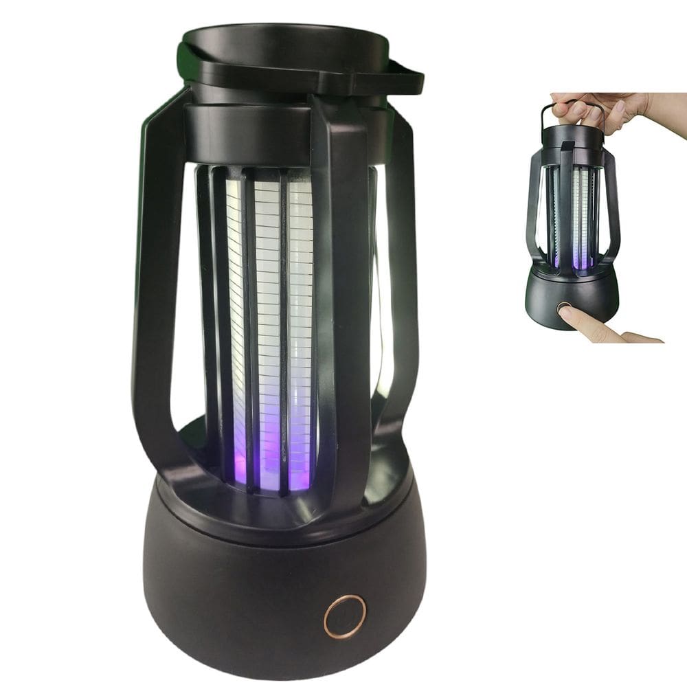 Luminaria Repelente Eletrico LED Luz Ultravioleta Afasta Inseto Pernilongo Mosquito USB Bateria Recarregavel Armadilha Quarto Casa Acampamento