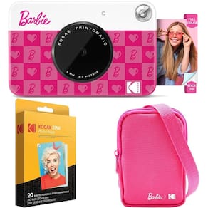 Câmera Digital Kodak x Barbie Printomatic + Estojo + Papel
