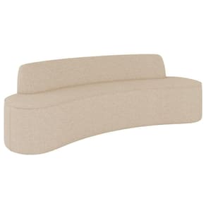Sofá 2 Lugares Para Sala De Estar Living 150cm Koane D06 Linho Marfim - Mpozenato