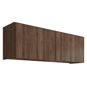 Armário De Cozinha Aéreo 118cm 4 Portas Monna Freijó Z34 - Mpozenato