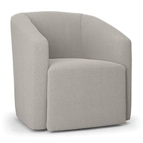Poltrona Decorativa Orgânica Stella Max Bouclê Cinza D03 - D`rossi