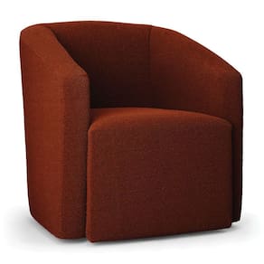 Poltrona Decorativa Orgânica Stella Max Bouclê Terracota D03 - D`rossi