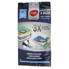 Organizador A Vacuo Plastico 40x60cm Clink