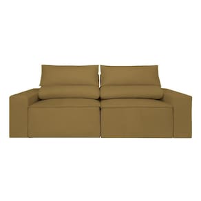 Sofá Retrátil-reclinável 1,80m Confortável Balaqui Decor Capuccino