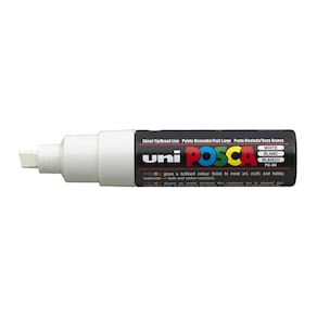 Caneta Marcadora Uni-ball Posca PC-8K Branca - Caneta Única