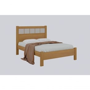 Cama Casal Primícia Plus 100% Mdf - D` Doro Cinamomo/off White